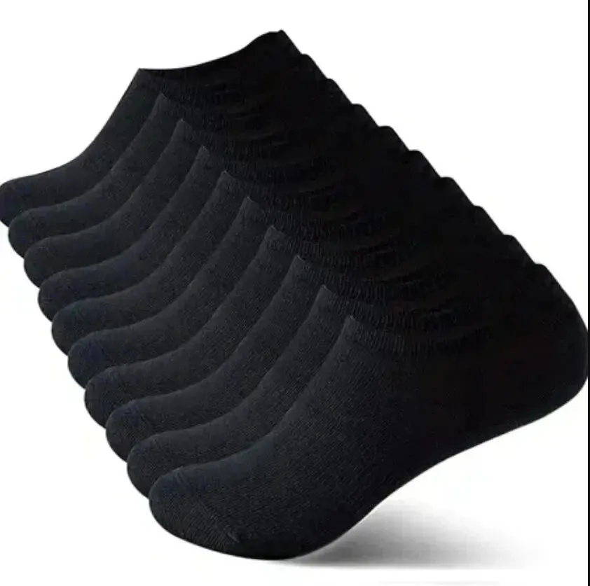 20/10/6/5/4/3/1pairs Men's Fashion Cotton Breathable Comfortable Ankle Socks, Men's Summer Socks