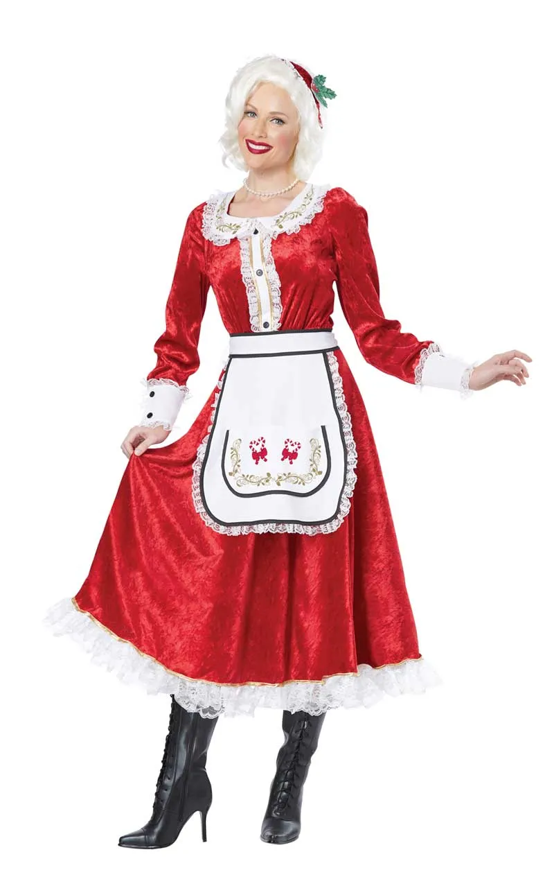 Adult Classic Mrs. Claus Costume