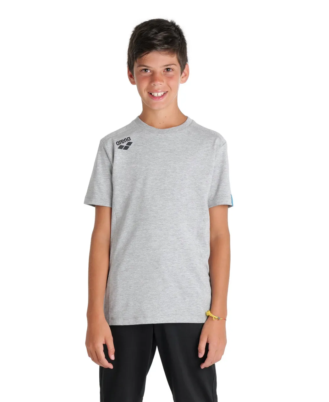 Arena Team Junior Panel T-Shirt - Medium Grey Heather