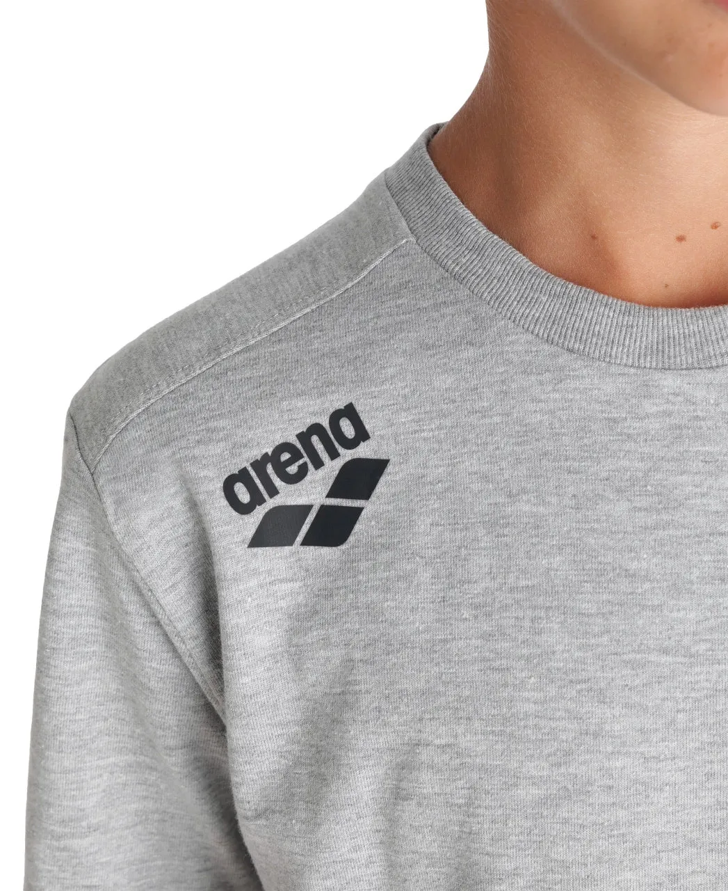 Arena Team Junior Panel T-Shirt - Medium Grey Heather