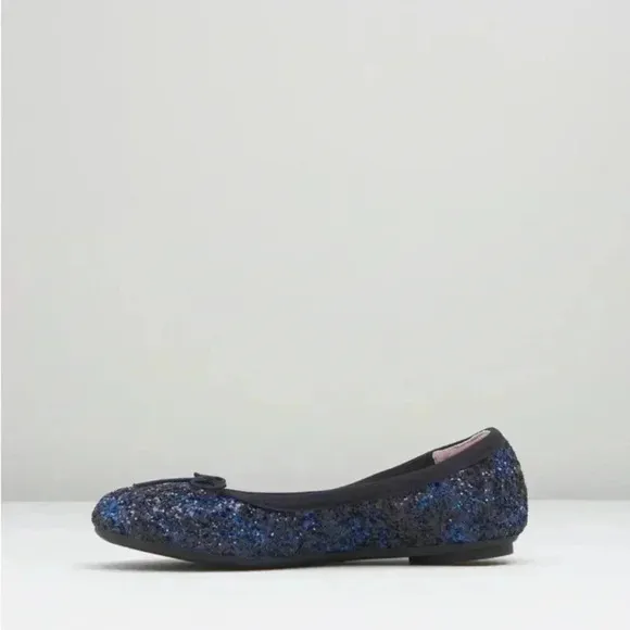Bloch Helia Blue Glitter Ballet Flats