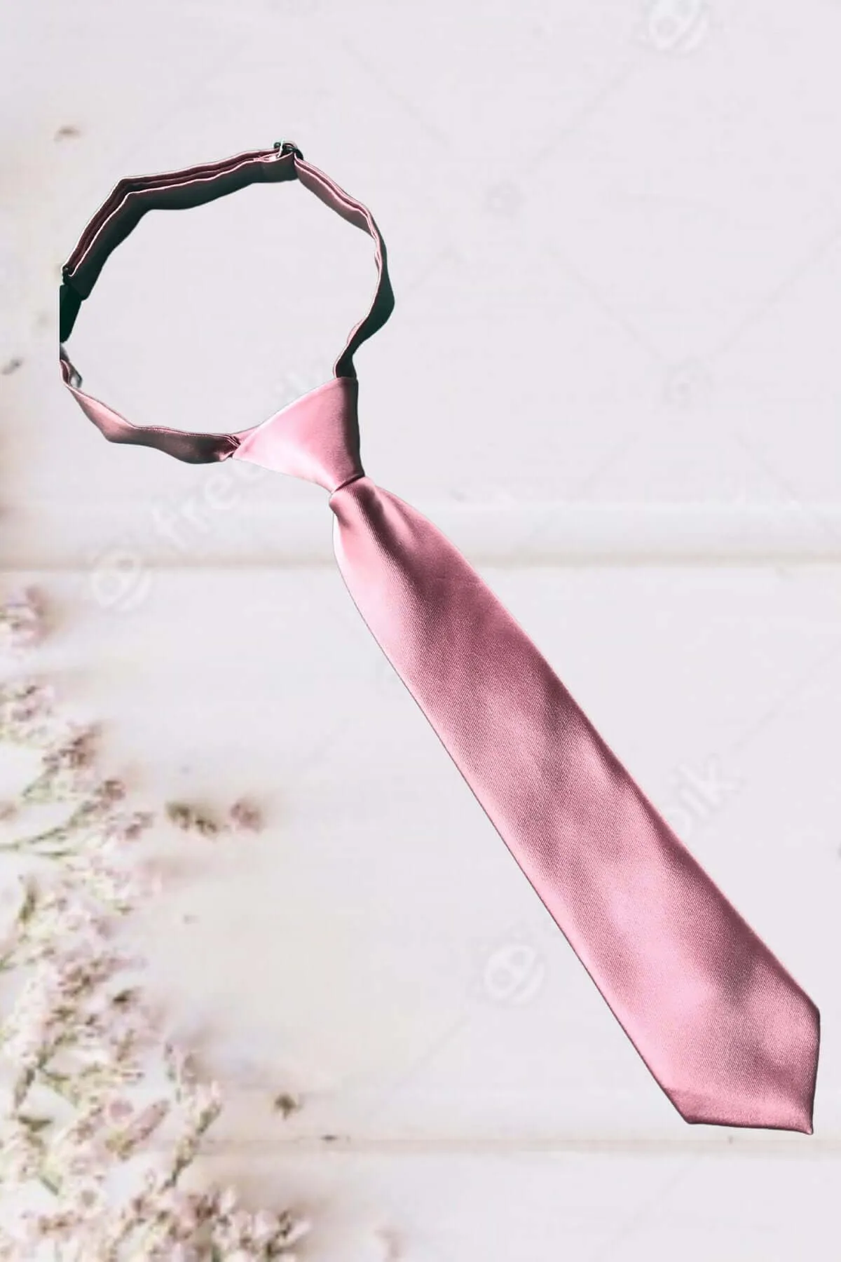 Boy's pre-tied solid neck tie Express NZ wide!