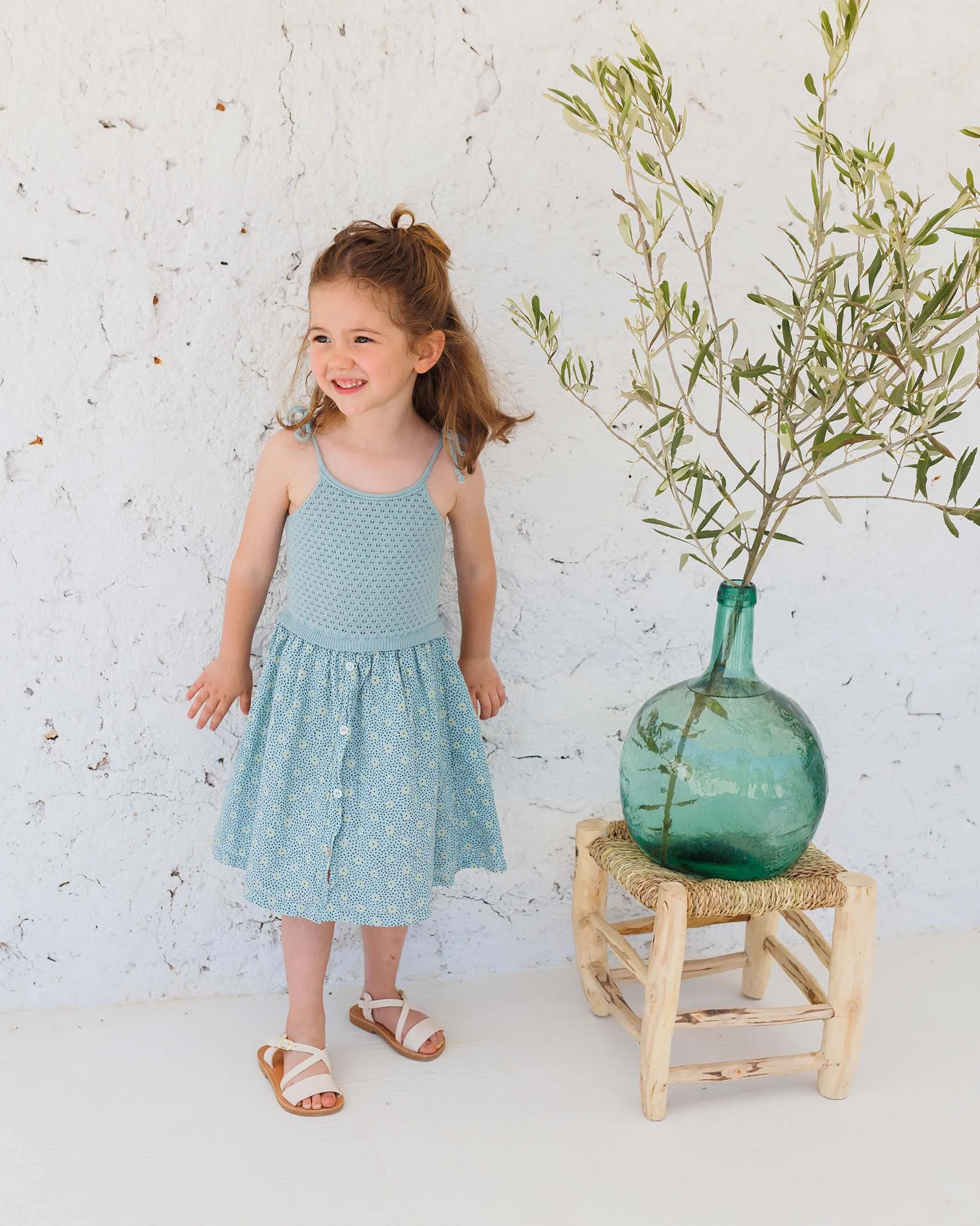 Buho Flower Dots Dress