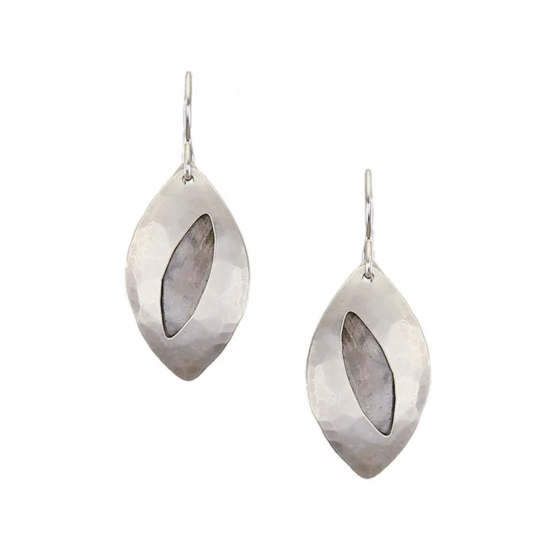 Cateye Cutout Wire Earrings