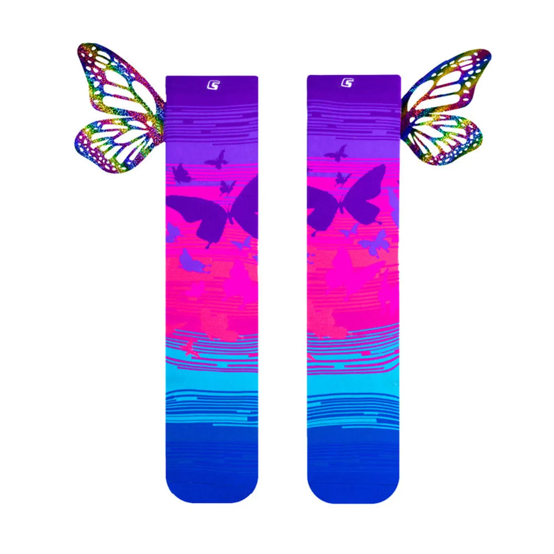 Crazy Skates Butterfly Socks