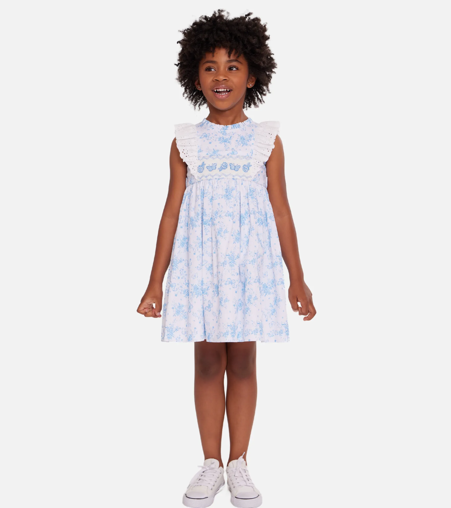 Daphne Smocked Butterfly Dress