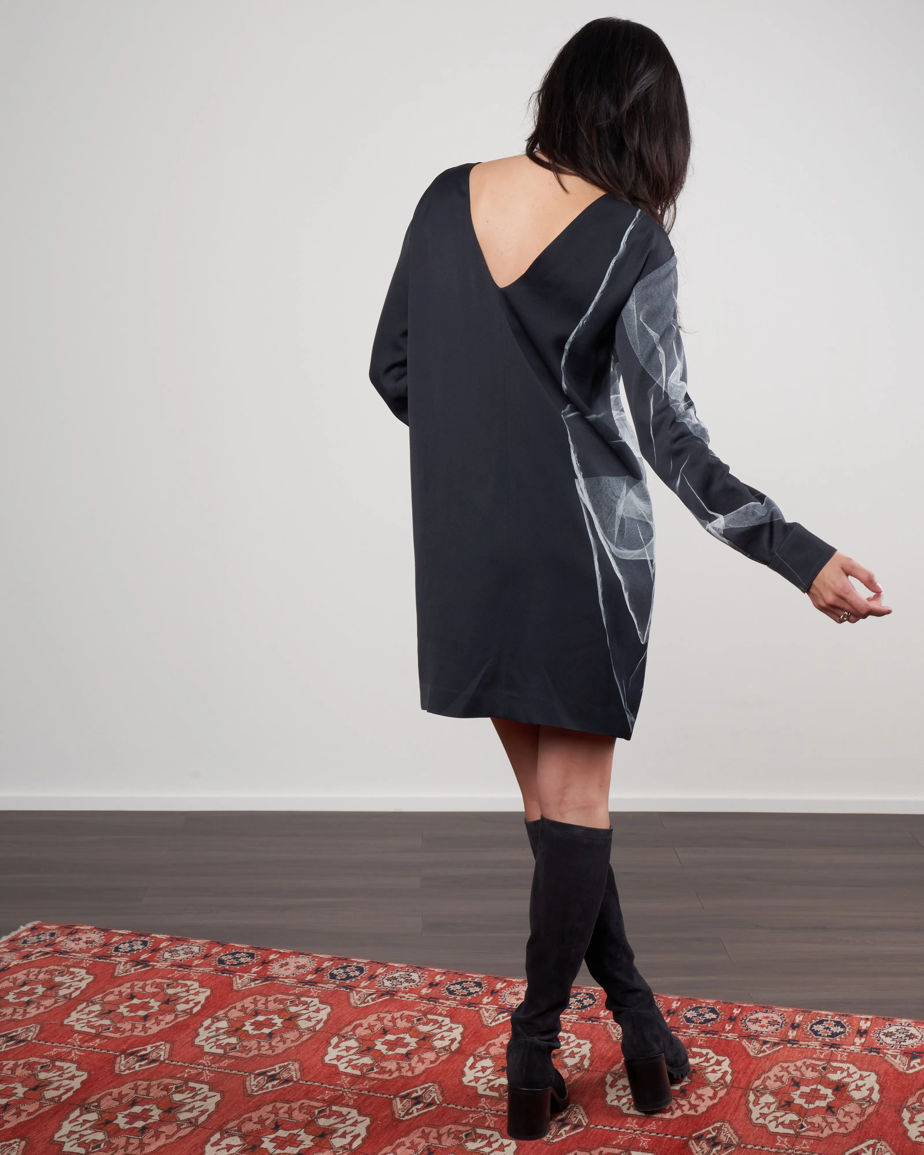 dive short dress - black 900