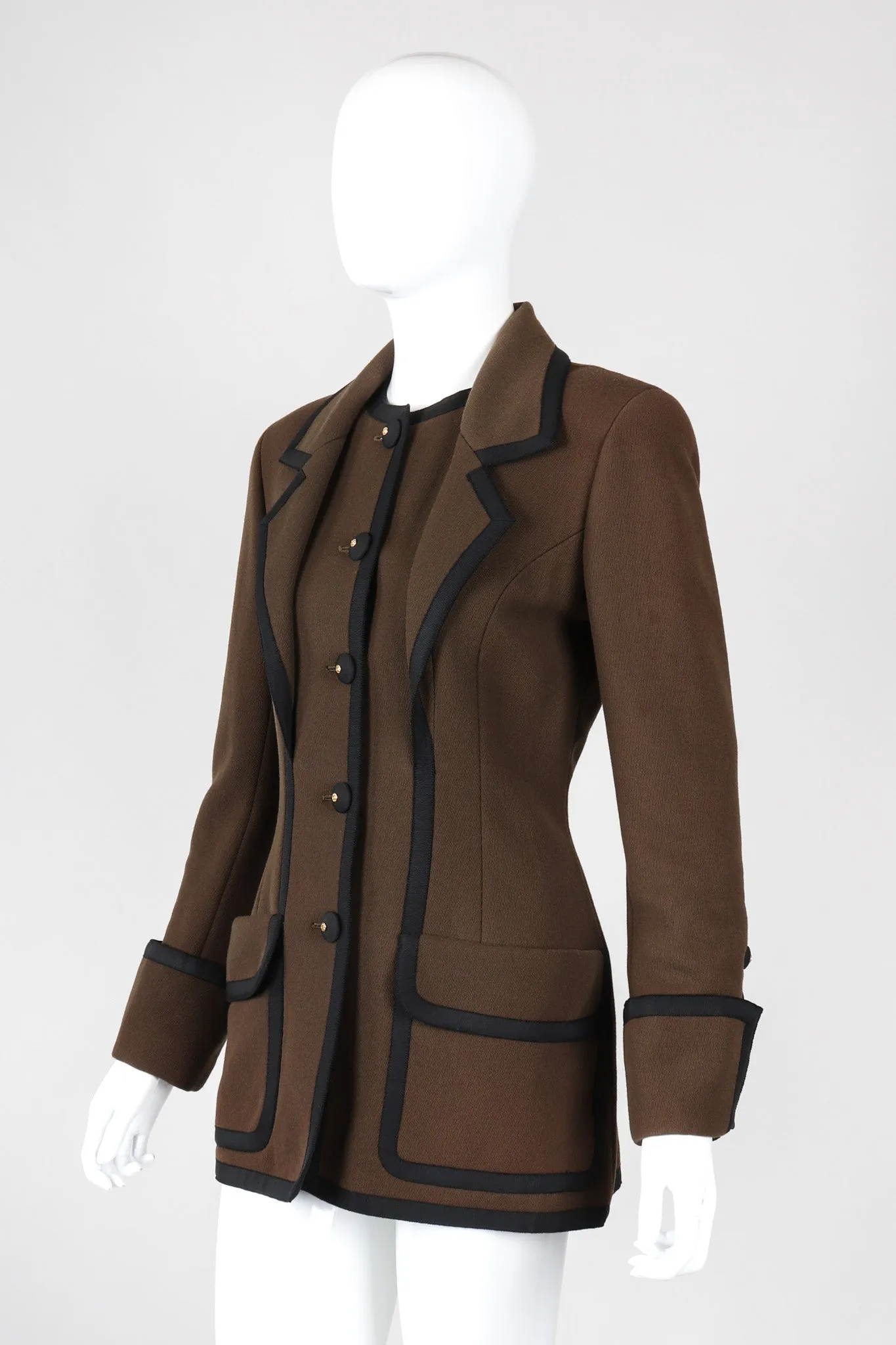 Double Lapel Waistcoat Jacket