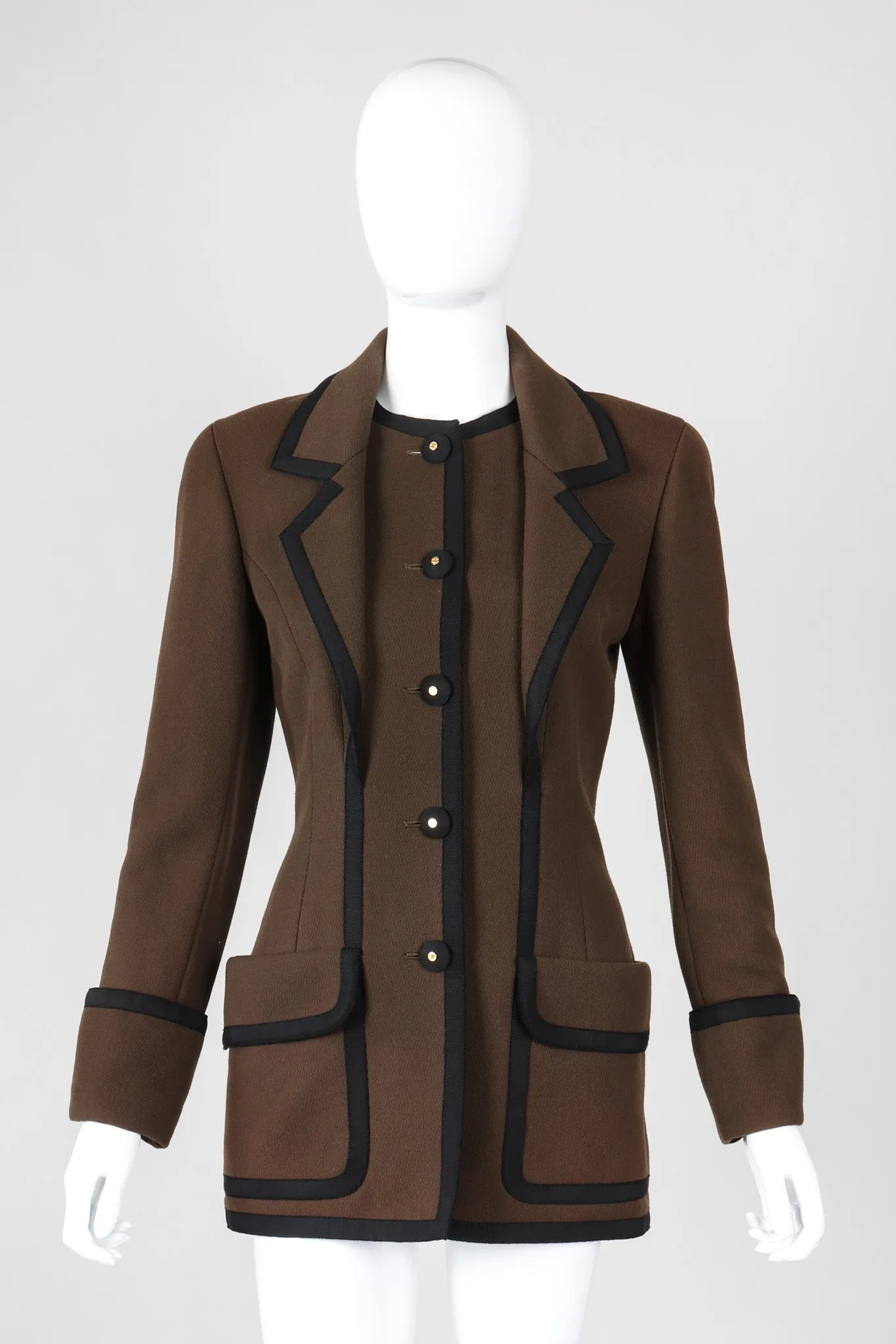 Double Lapel Waistcoat Jacket