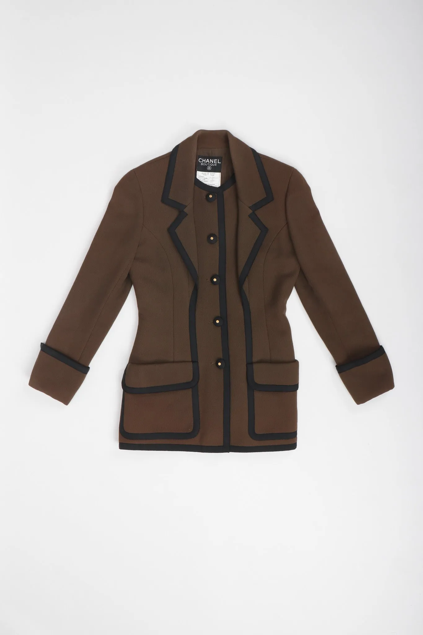 Double Lapel Waistcoat Jacket