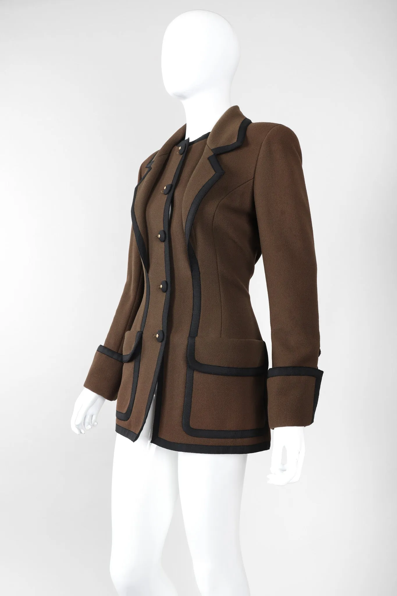 Double Lapel Waistcoat Jacket