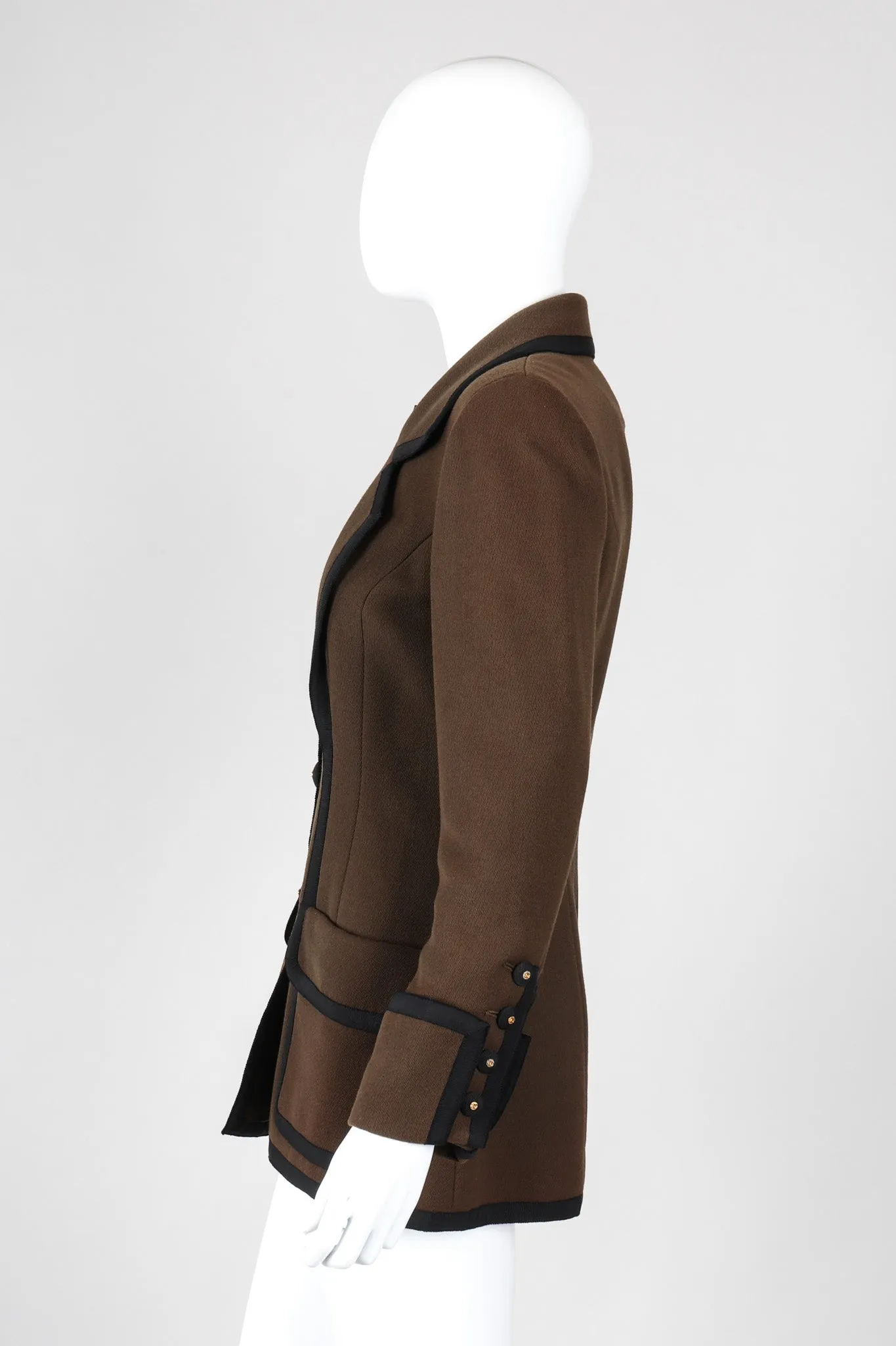 Double Lapel Waistcoat Jacket