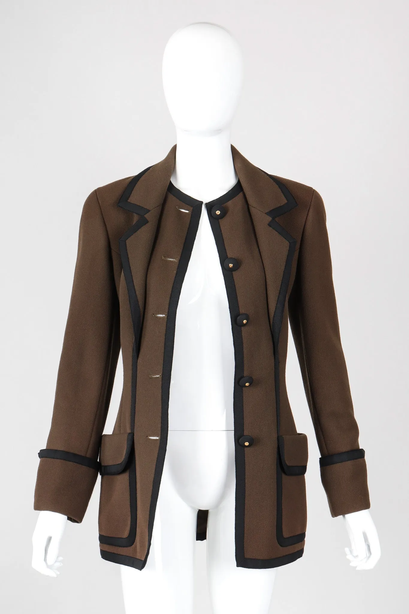 Double Lapel Waistcoat Jacket