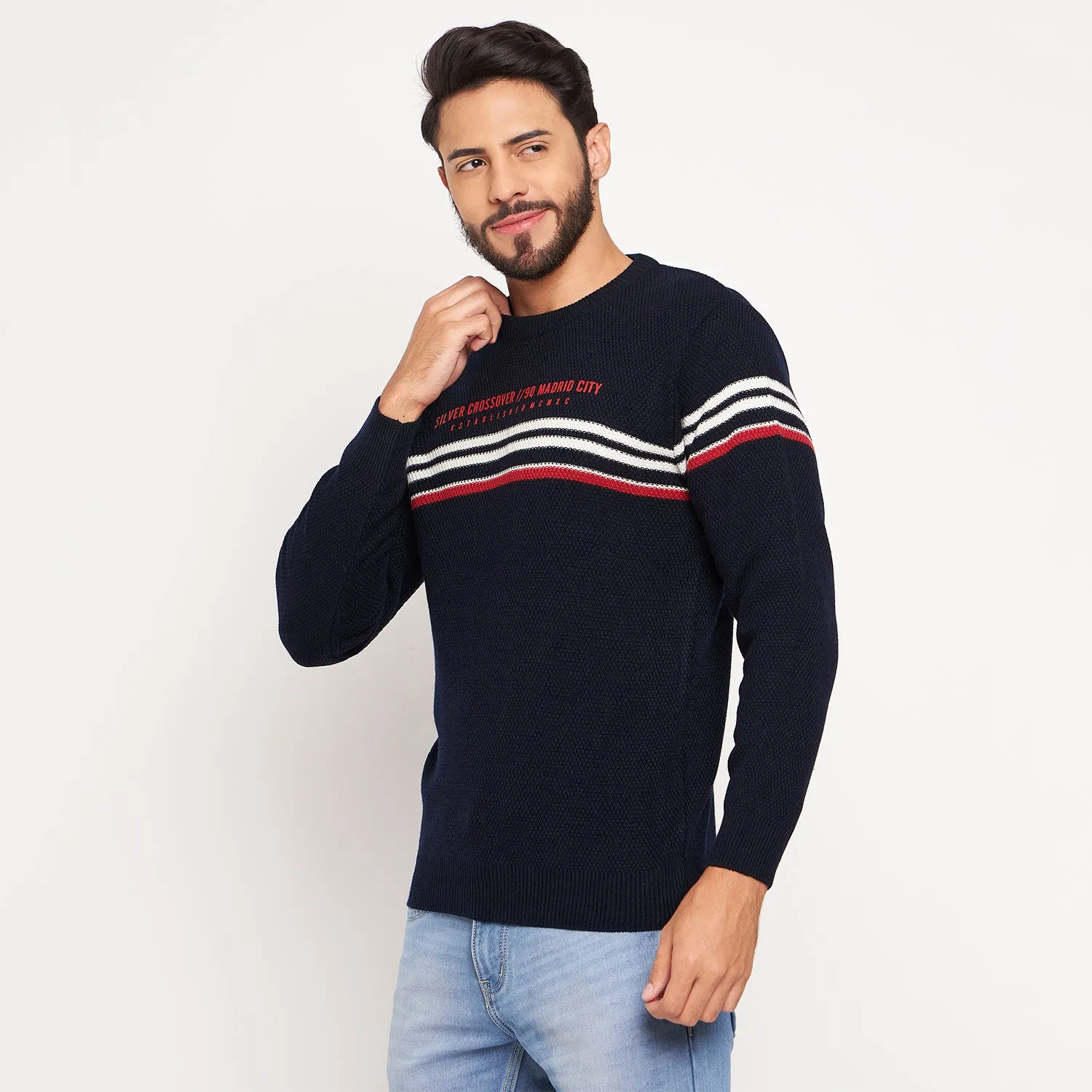 Duke Stardust Men Full Sleeve Round Neck Pullover (SDS2008)