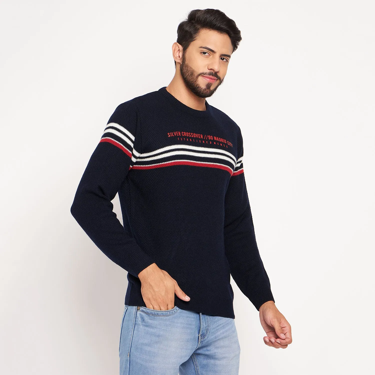 Duke Stardust Men Full Sleeve Round Neck Pullover (SDS2008)