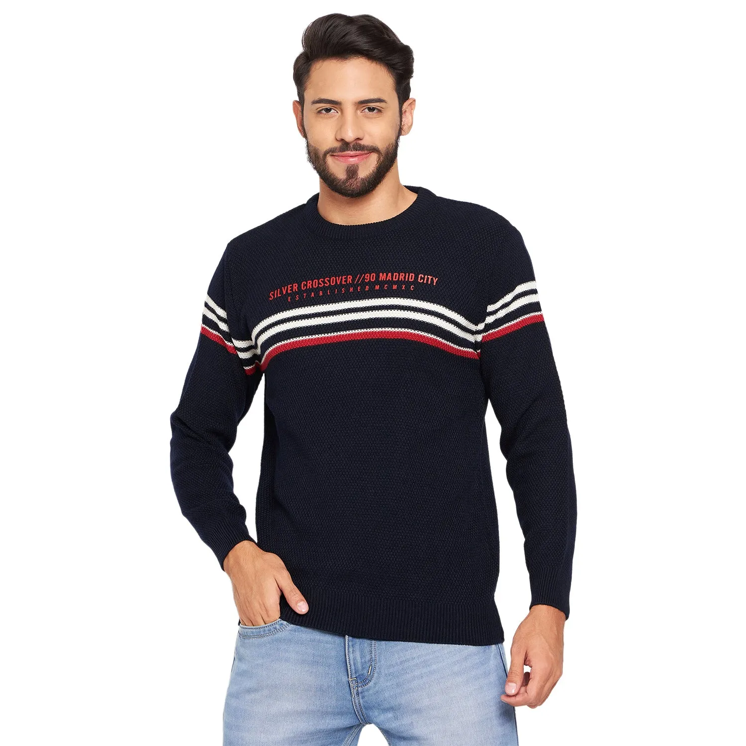 Duke Stardust Men Full Sleeve Round Neck Pullover (SDS2008)