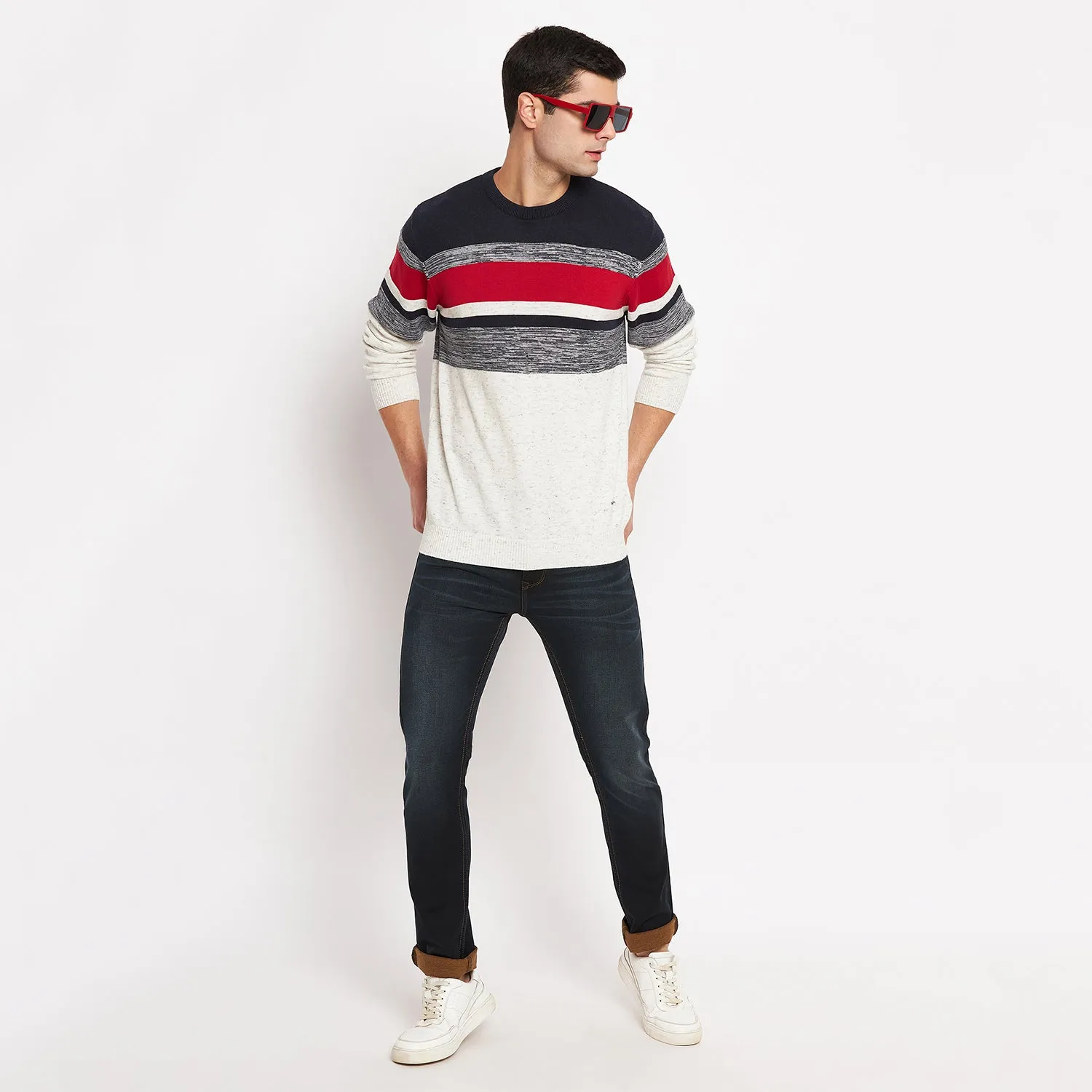 Duke Stardust Men Full Sleeve Round Neck Pullover (SDS652)