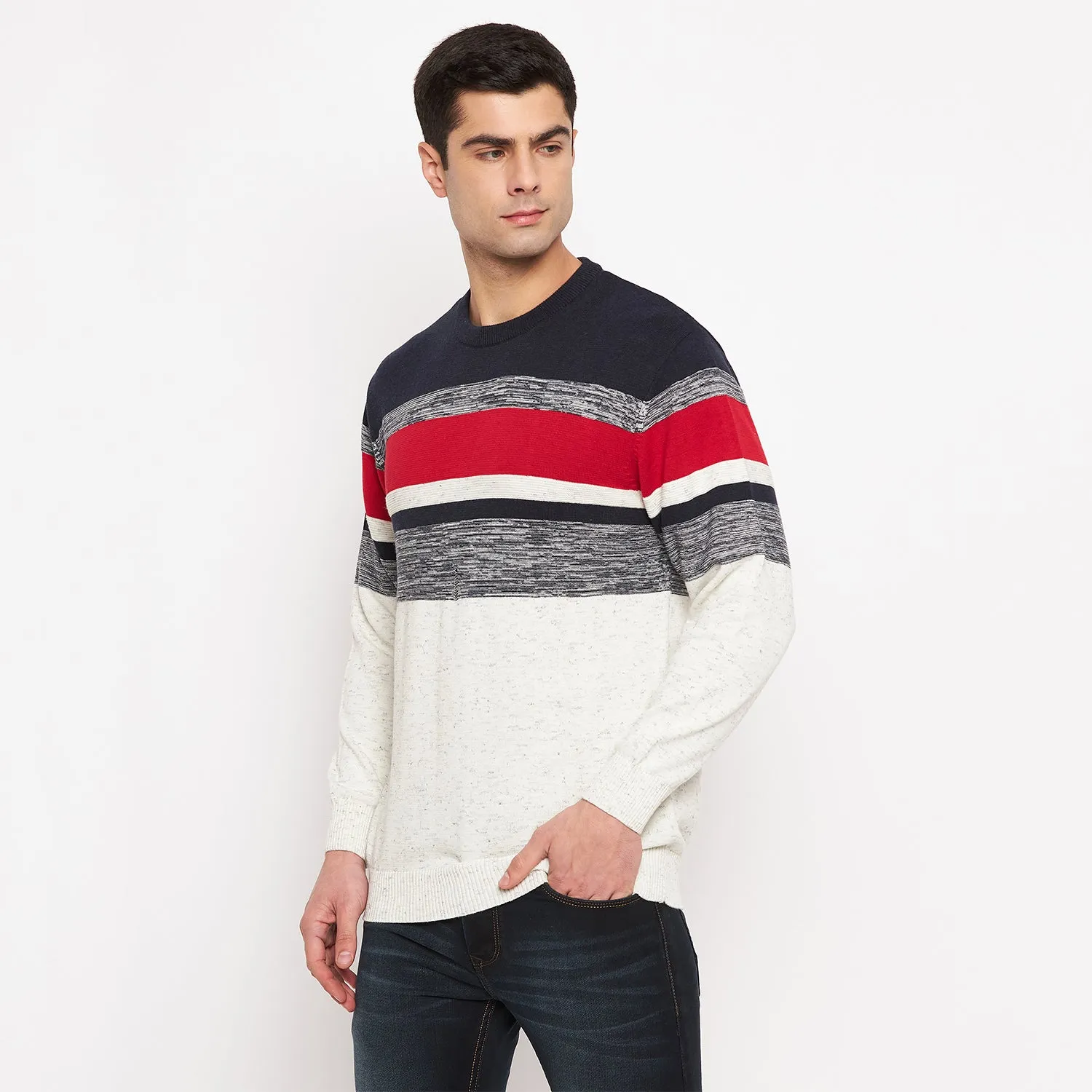 Duke Stardust Men Full Sleeve Round Neck Pullover (SDS652)