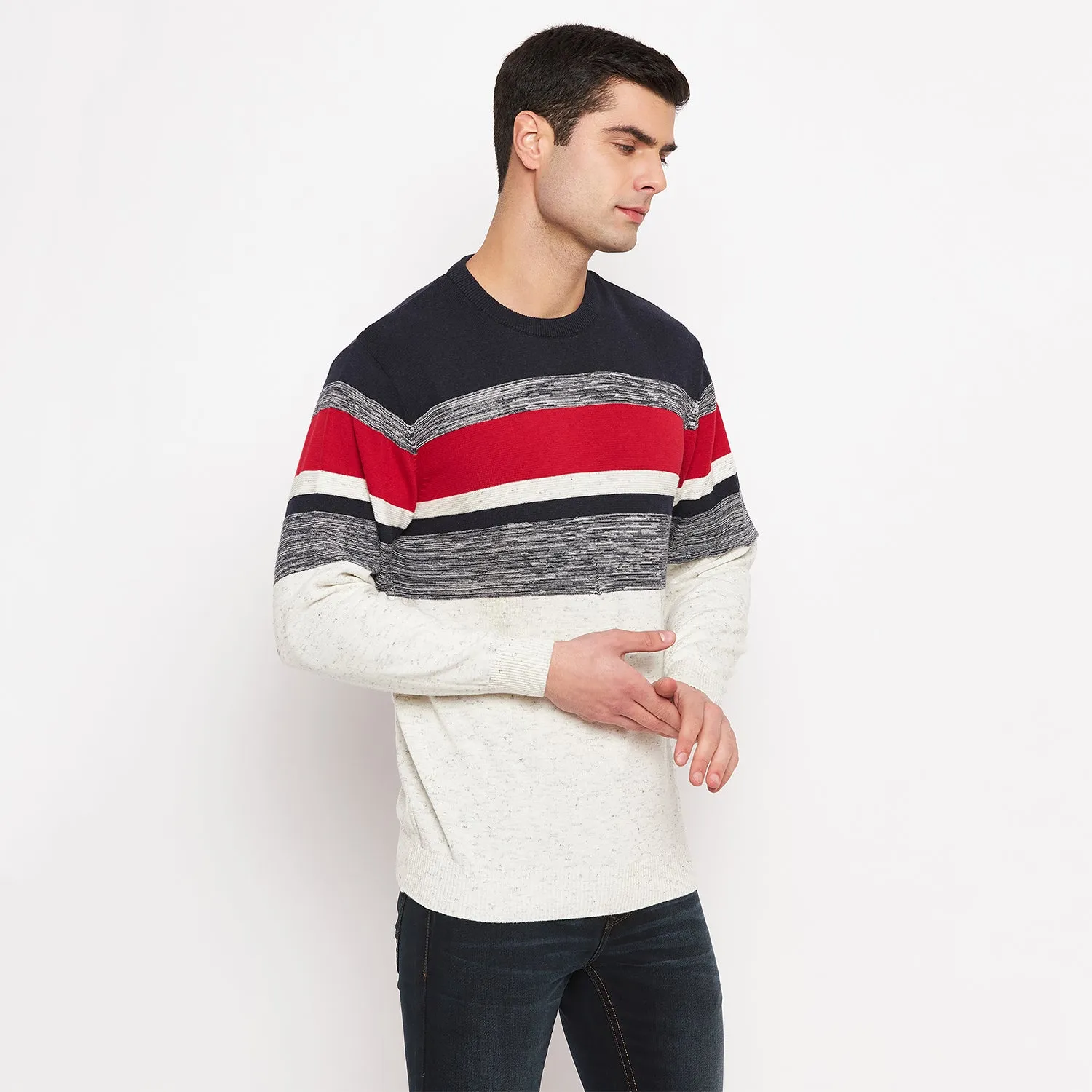 Duke Stardust Men Full Sleeve Round Neck Pullover (SDS652)
