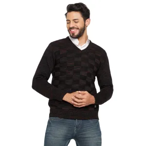 Duke Stardust Men Full Sleeve V Neck Sweater (SDS651R)