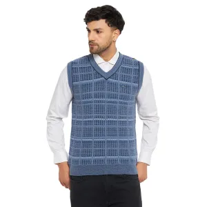 Duke Stardust Men Sleeveless V Neck Sweater (SDS2028)