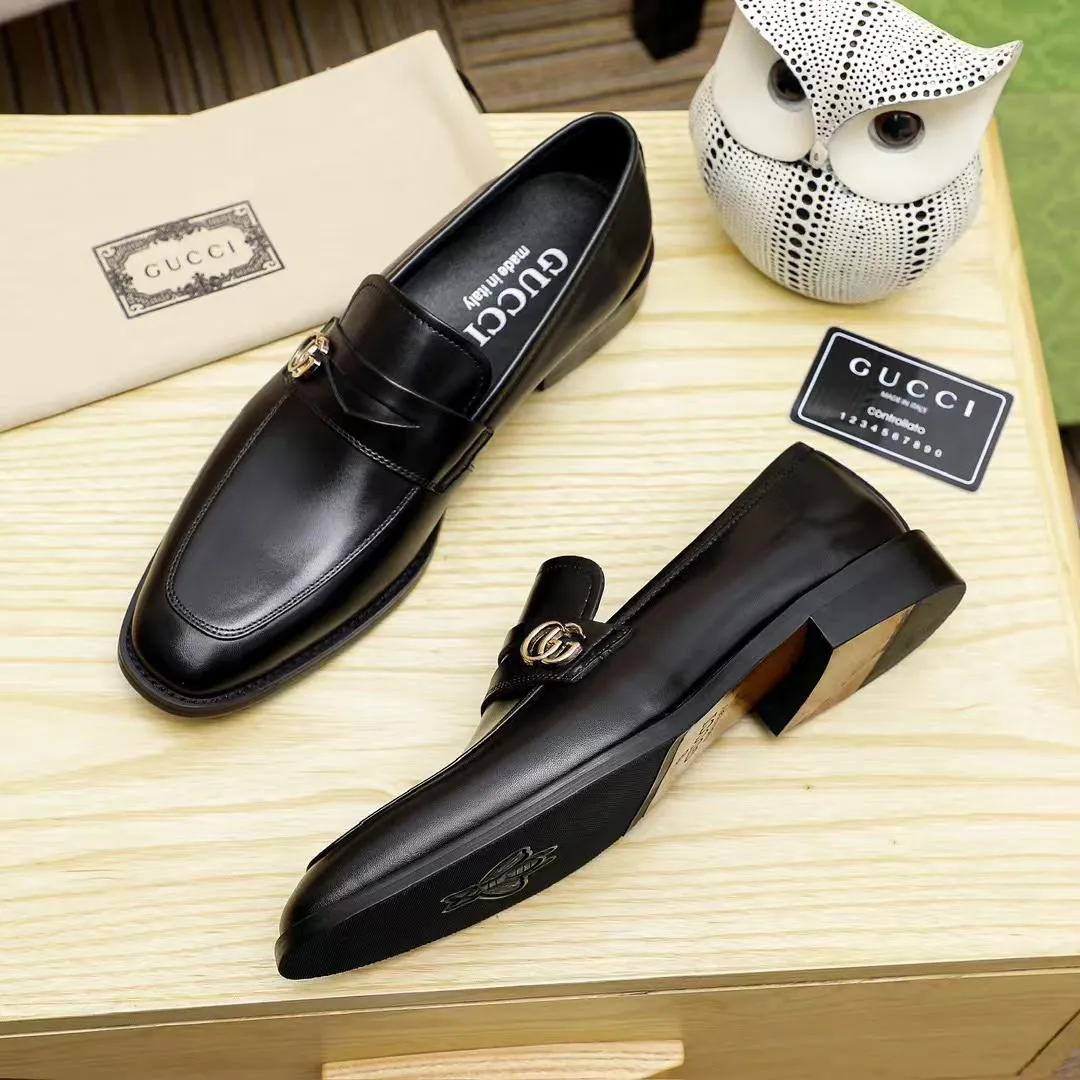 Exclusive & Branded  Men Loafers With Initial GG Logo