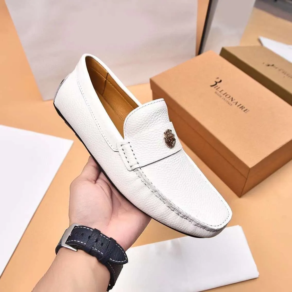 Exclusive & Branded White Colour Men Loafers