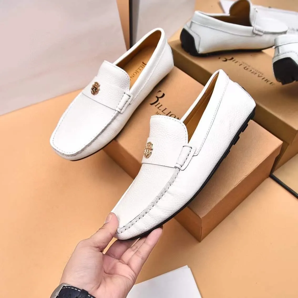 Exclusive & Branded White Colour Men Loafers