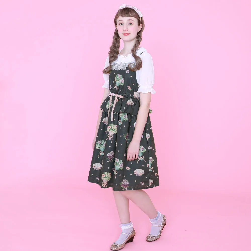 FlowerBouquet Camisole Dress
