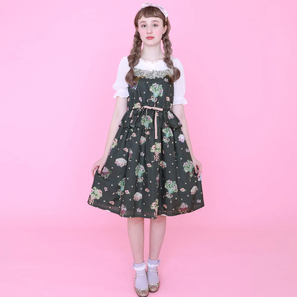 FlowerBouquet Camisole Dress