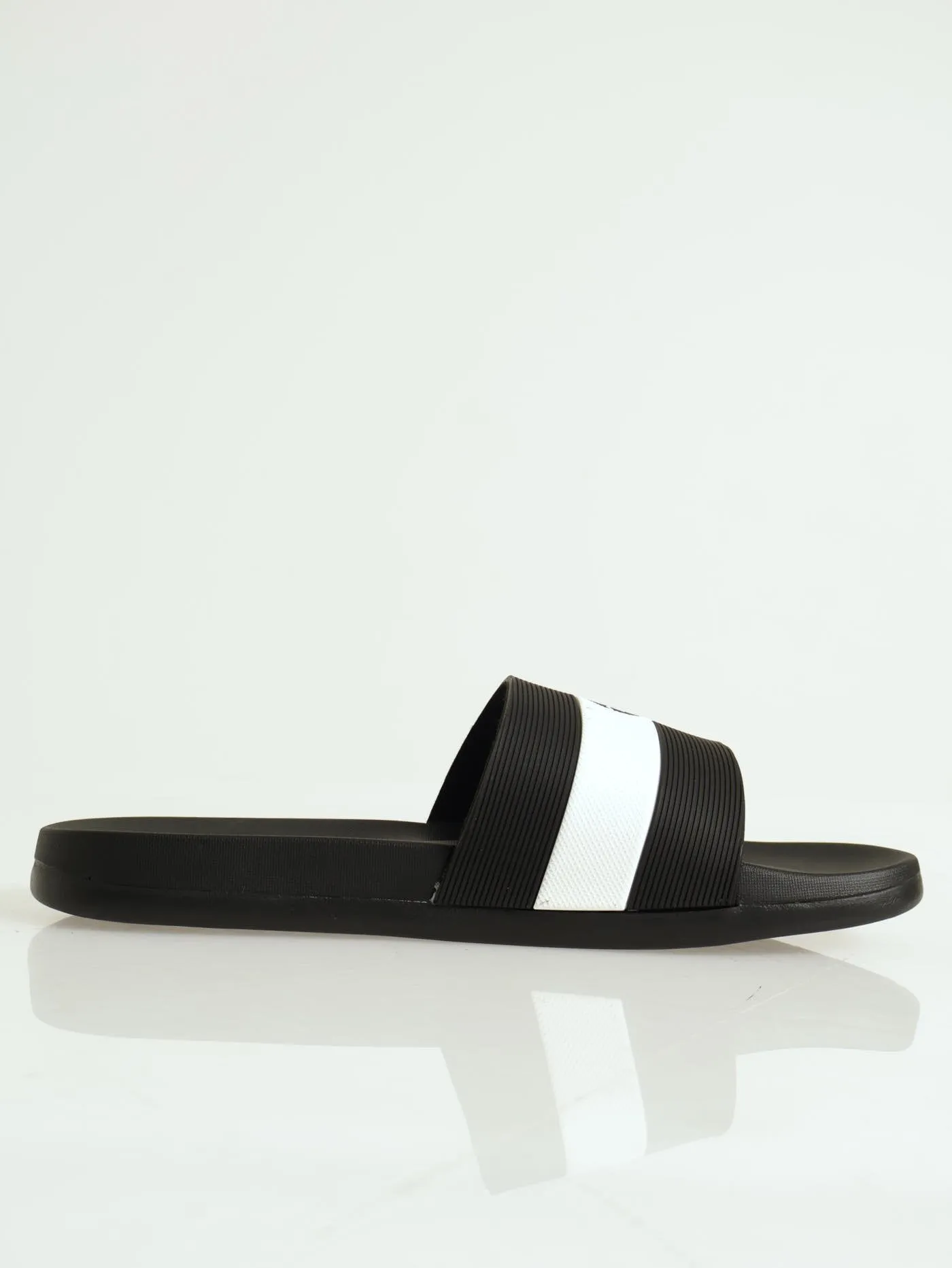 Foam Comfort Slip On Pool Slide - Black