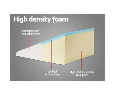 Foam Wedge Back Support Pillow - Beige