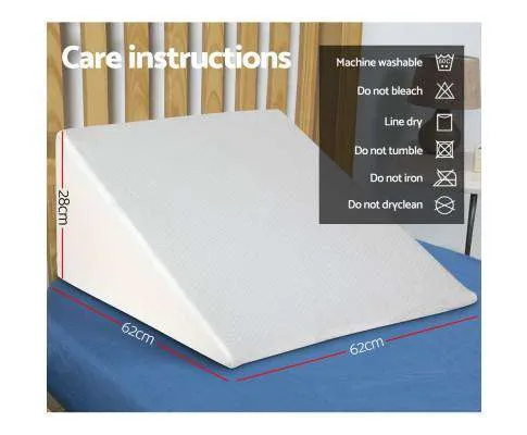 Foam Wedge Back Support Pillow - Beige