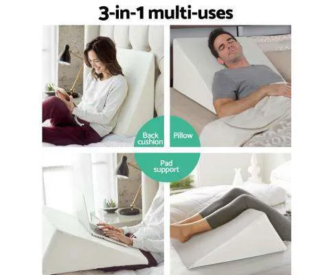 Foam Wedge Back Support Pillow - Beige