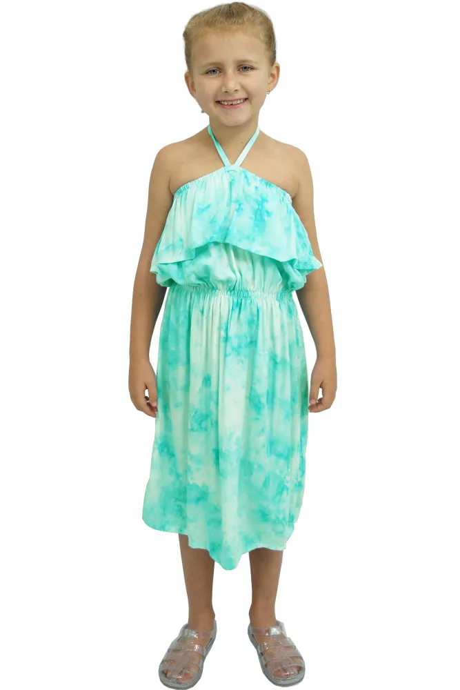 Girls Leo Dress "Clouds"