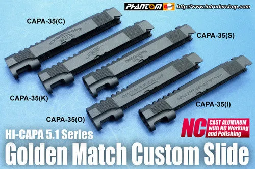 Guarder Aluminum Springfield Slide for Marui Hi-Capa Gold Match GBB