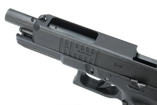 Guarder G34 Steel CNC Slide & Barrel Kit for Marui G17 (Custom Ver. Black)