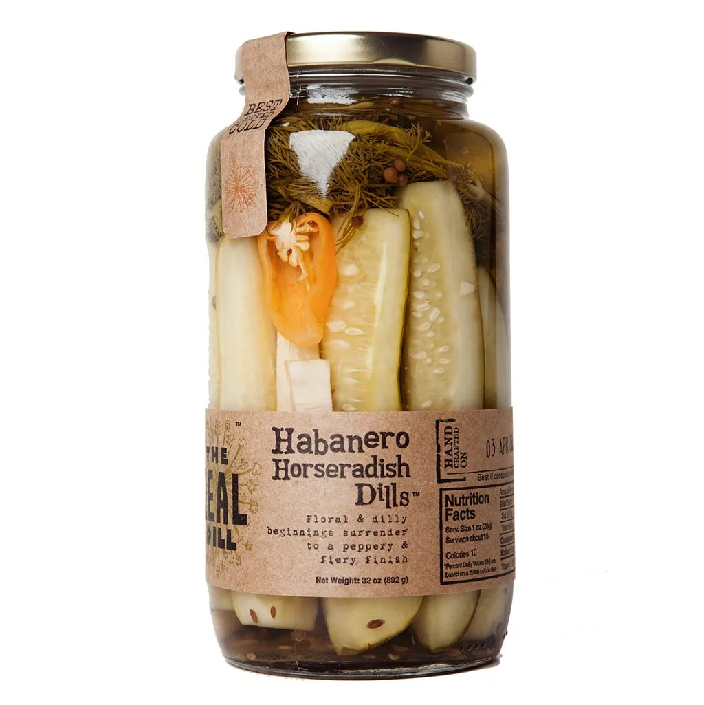 Habanero Horseradish Dills