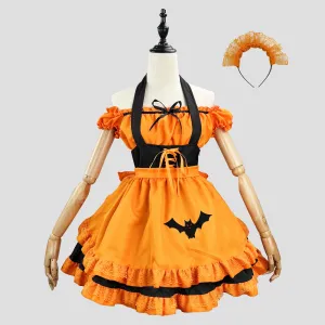 Halloween Night Bat Maid Dress
