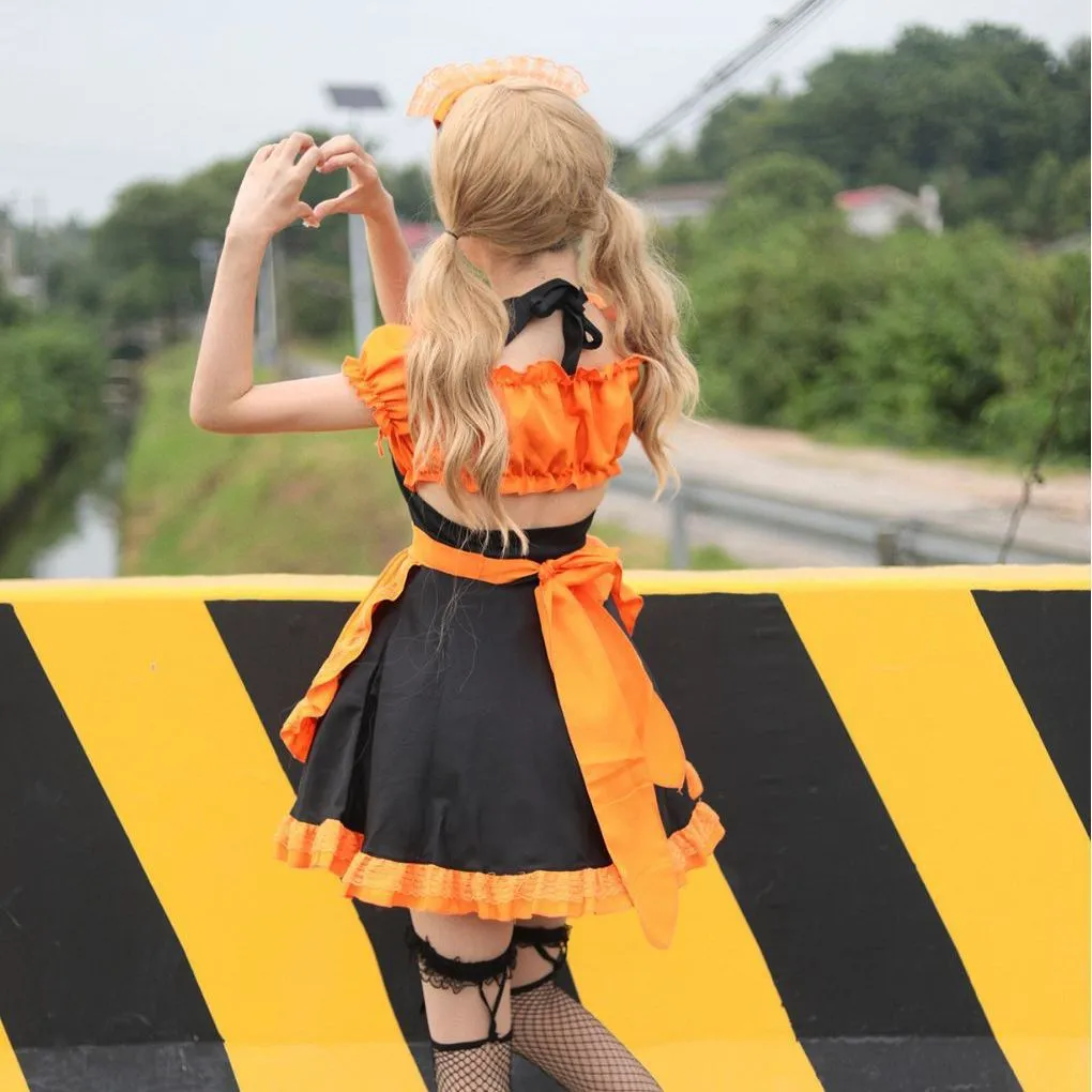 Halloween Night Bat Maid Dress