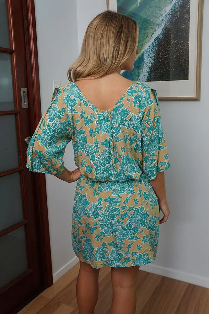 Hayman Dress "Spot Flower"