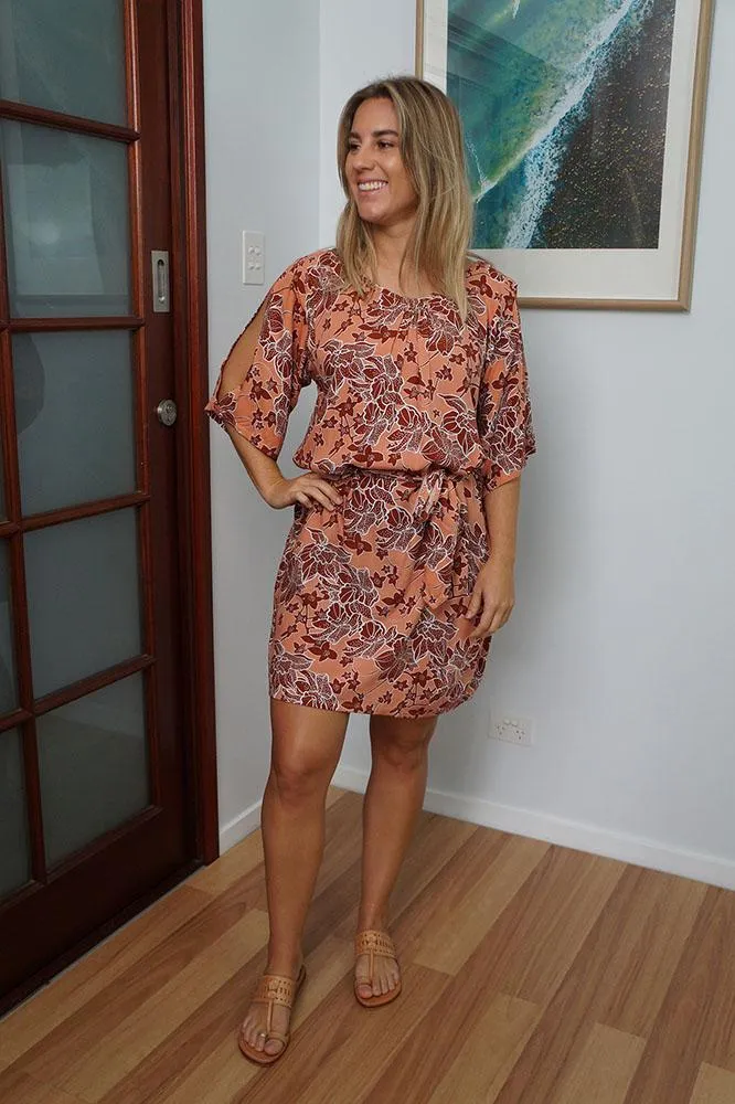 Hayman Dress "Spot Flower"