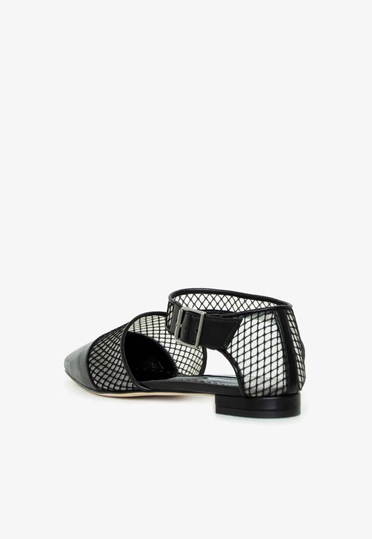 Jatelahflat Leather Pointed-Toe Flats