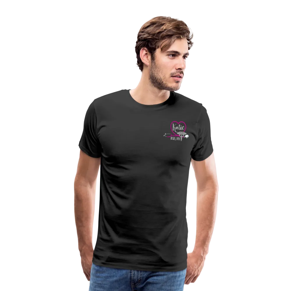 Katie, BSN, RN Emergency Nurse Flag Men's Premium T-Shirt