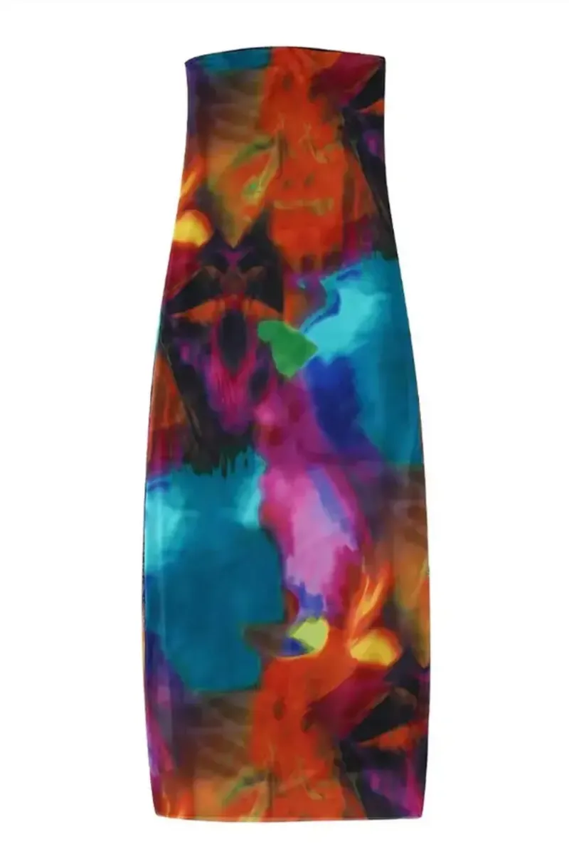 KELIS PURPLE SWIRL TUBE  | DRESS (S-L)