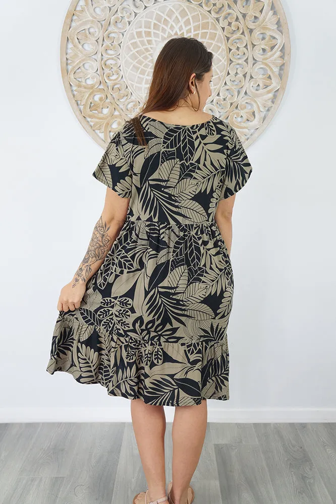 Kiki Dress "Betelnut"