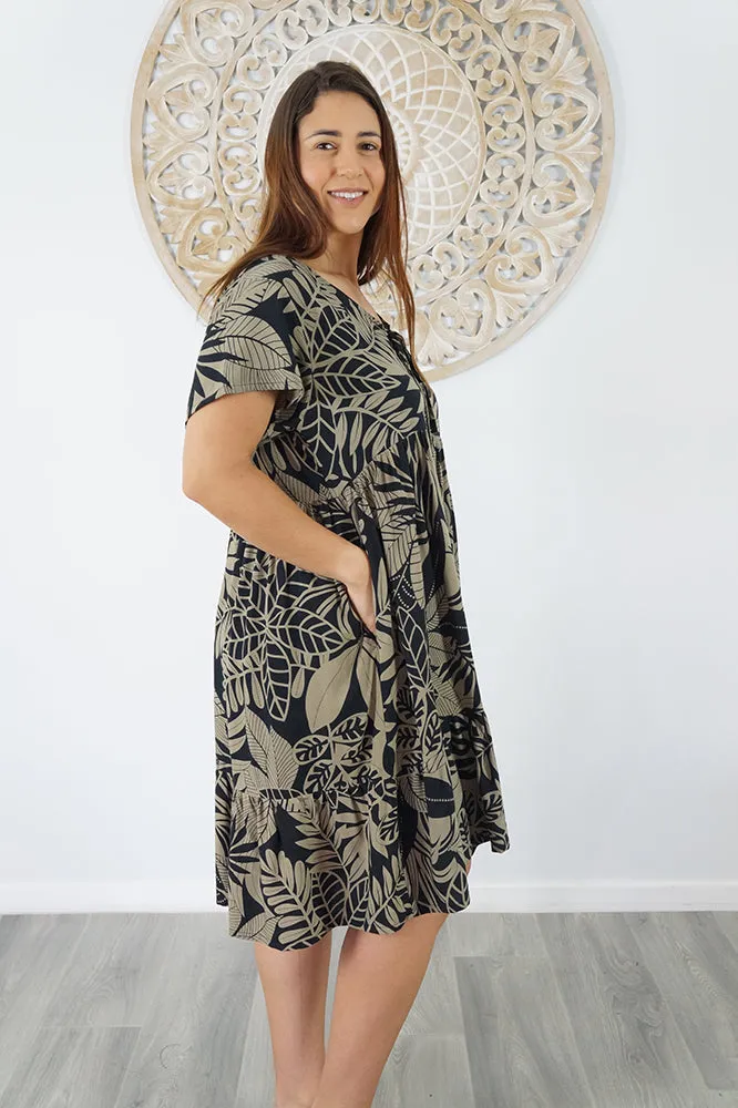 Kiki Dress "Betelnut"