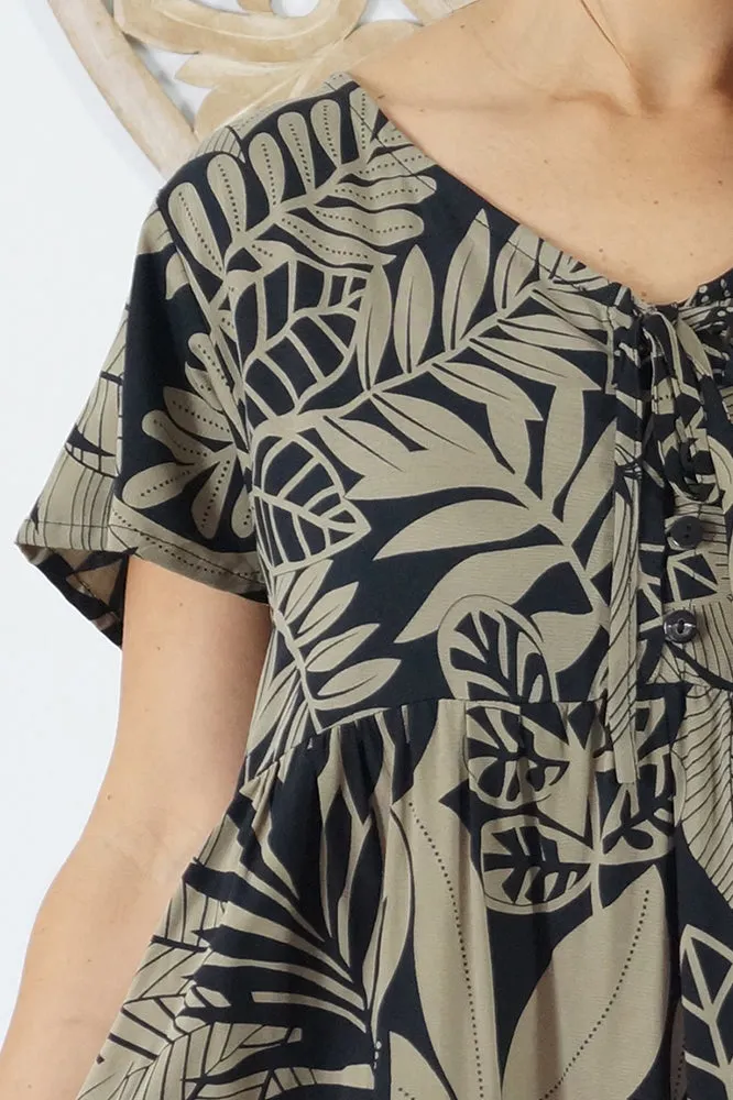 Kiki Dress "Betelnut"
