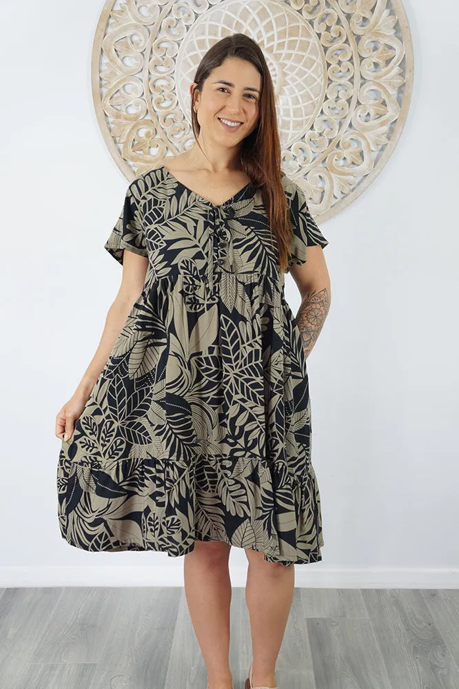 Kiki Dress "Betelnut"