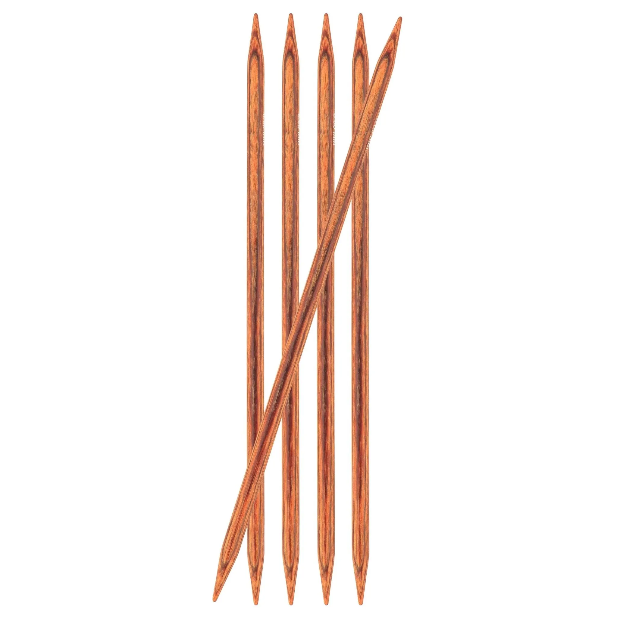 Knit Pro - Double Pointed Knitting Needles - 15cm DPN's - Ginger - 7mm